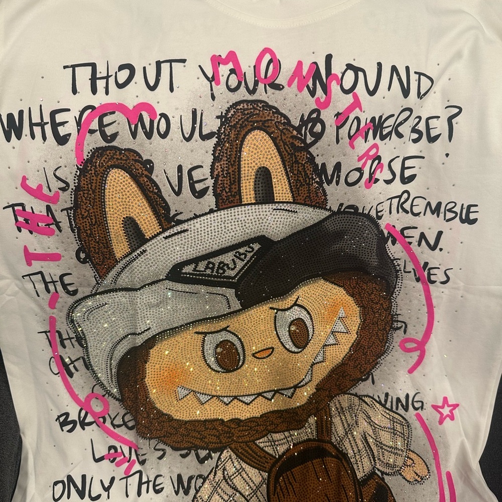 Labubu bling shirt